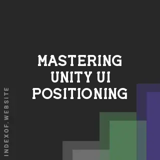 Mastering Unity UI Positioning: Anchors, Pivots, and Responsive Layouts