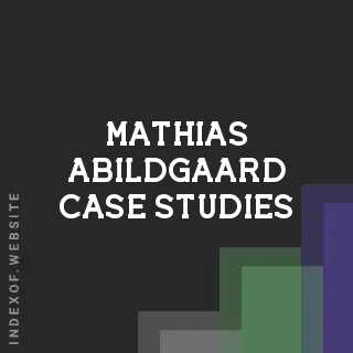 Mathias Abildgaard Case Studies | Indexof