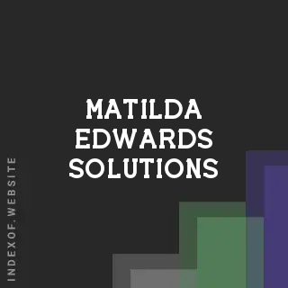 Matilda Edwards Solutions | Indexof