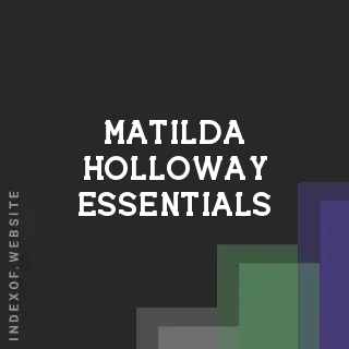 Matilda Holloway Essentials | Indexof