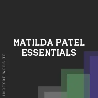 Matilda Patel Essentials | Indexof