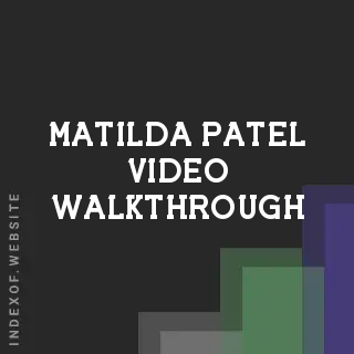Matilda Patel Video Walkthrough | Indexof
