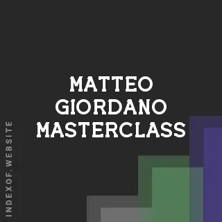 Matteo Giordano Masterclass | Indexof