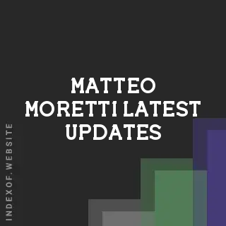 Matteo Moretti Latest Updates | Indexof