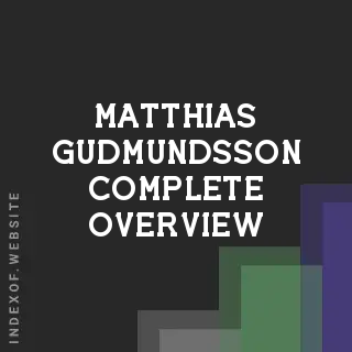 Matthias Gudmundsson Complete Overview | Indexof