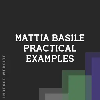 Mattia Basile Practical Examples | Indexof