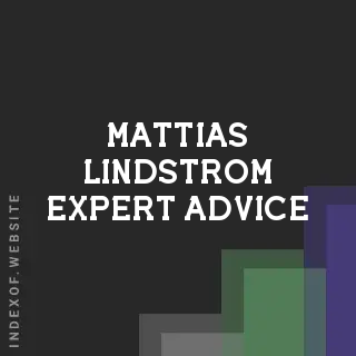 Mattias Lindstrom Expert Advice | Indexof