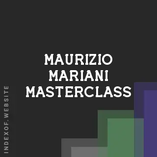 Maurizio Mariani Masterclass | Indexof