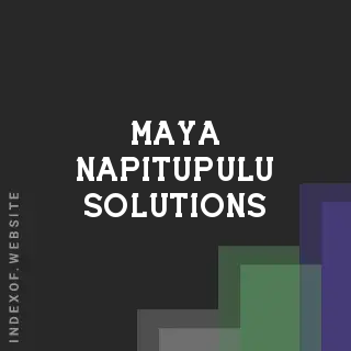 Maya Napitupulu Solutions | Indexof