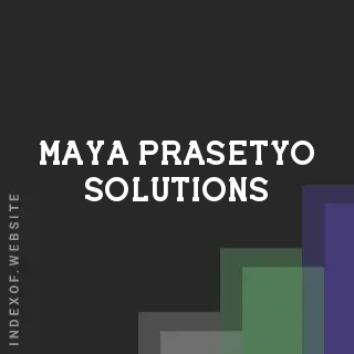 Maya Prasetyo Solutions | Indexof
