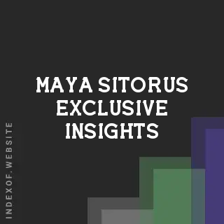 Maya Sitorus Exclusive Insights | Indexof
