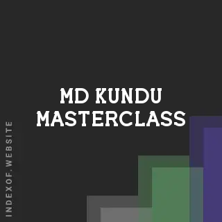Md Kundu Masterclass | Indexof
