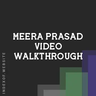 Meera Prasad Video Walkthrough | Indexof