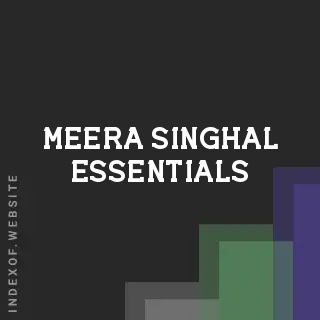 Meera Singhal Essentials | Indexof