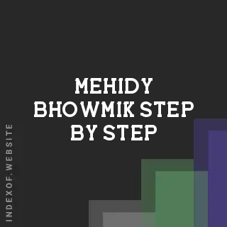 Mehidy Bhowmik Step-by-Step | Indexof