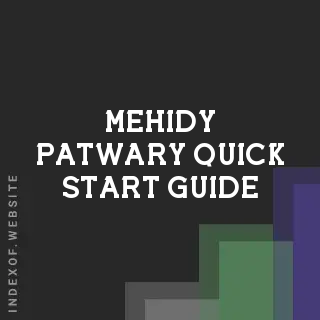 Mehidy Patwary Quick Start Guide | Indexof