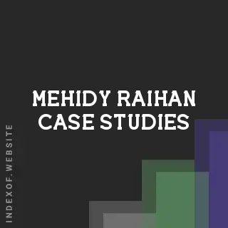 Mehidy Raihan Case Studies | Indexof