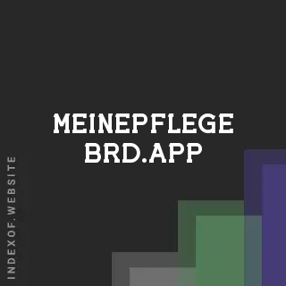 meinepflege-brd.app by Gabriele Vitale site -  Indexof