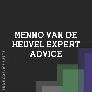 Menno van de Heuvel Expert Advice | Indexof