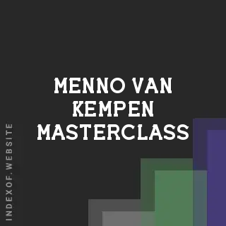 Menno van Kempen Masterclass | Indexof
