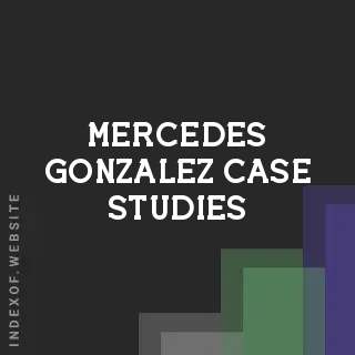 Mercedes Gonzalez Case Studies | Indexof