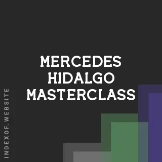 Mercedes Hidalgo Masterclass | Indexof