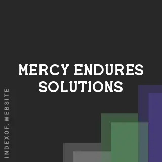 Mercy Endures Solutions | Indexof