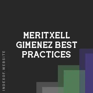 Meritxell Gimenez Best Practices | Indexof