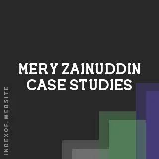 Mery Zainuddin Case Studies | Indexof