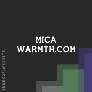 mica-warmth.com by Maria Vargas site -  Indexof