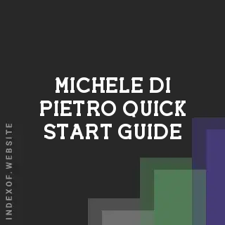 Michele Di Pietro Quick Start Guide | Indexof