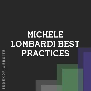 Michele Lombardi Best Practices | Indexof
