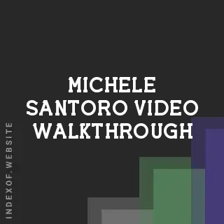 Michele Santoro Video Walkthrough | Indexof