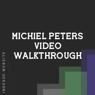 Michiel Peters Video Walkthrough | Indexof