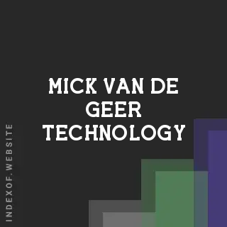 Mick van de Geer Technology | Indexof