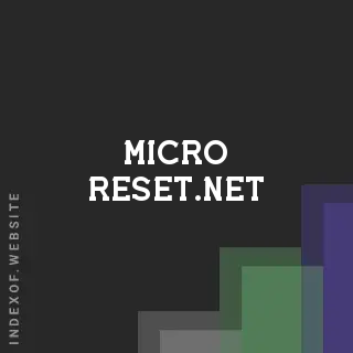 micro-reset.net by Lok Pang site -  Indexof
