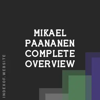 Mikael Paananen Complete Overview | Indexof