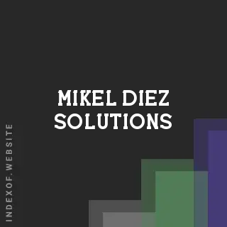 Mikel Diez Solutions | Indexof