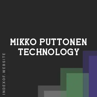 Mikko Puttonen Technology | Indexof