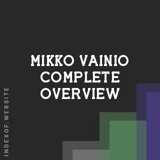 Mikko Vainio Complete Overview | Indexof