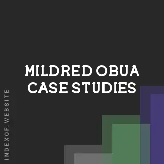 Mildred Obua Case Studies | Indexof