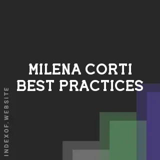 Milena Corti Best Practices | Indexof