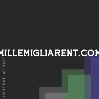 millemigliarent.com by Caterina Ghisi site -  Indexof