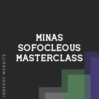 Minas Sofocleous Masterclass | Indexof