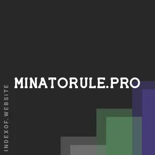 minatorule.pro by Saga Einarsdottir site -  Indexof