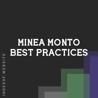 Minea Monto Best Practices | Indexof