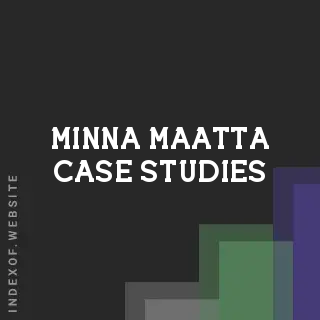 Minna Maatta Case Studies | Indexof