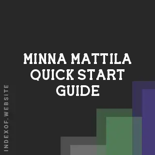 Minna Mattila Quick Start Guide | Indexof