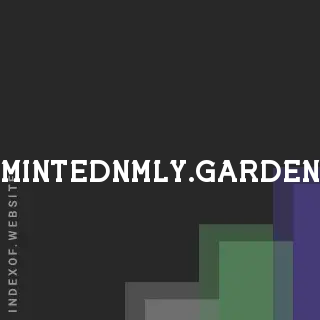 mintednmly.garden by Sixten Ekman site -  Indexof