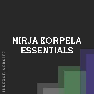 Mirja Korpela Essentials | Indexof